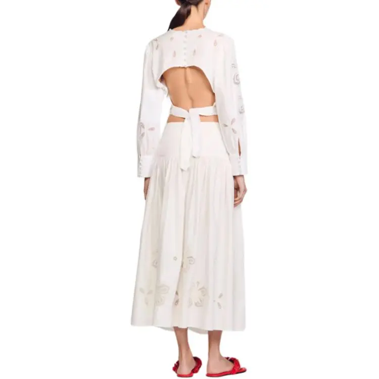 Sandro Floral embroidered Blouse-2