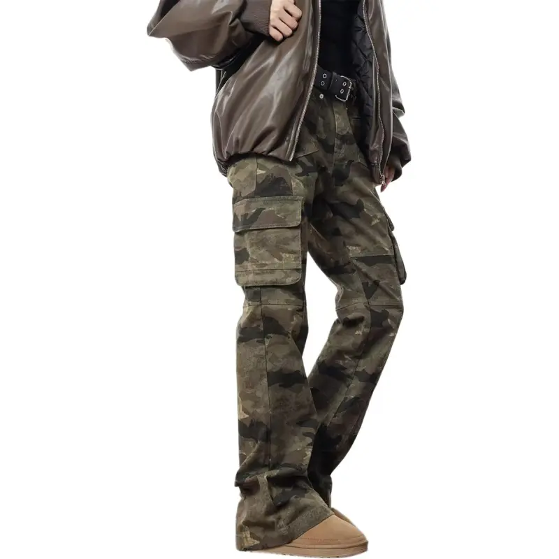 LESS BEARS Jeans Unisex Camouflage-3