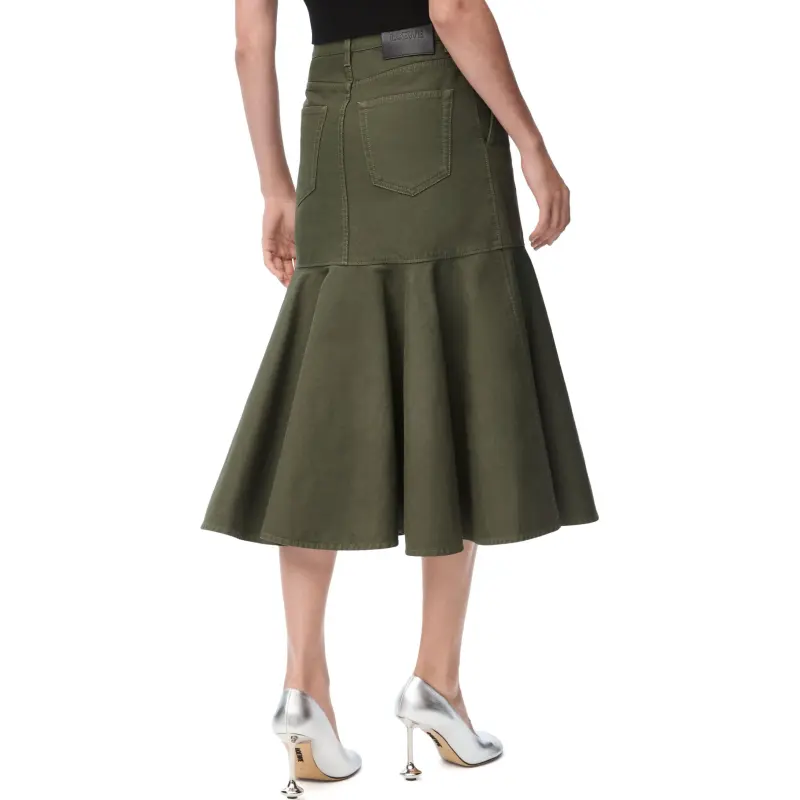 LOEWE Skirt 'Khaki Green'-2