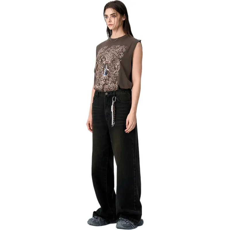 Charlie Luciano Jeans Unisex Gray-3