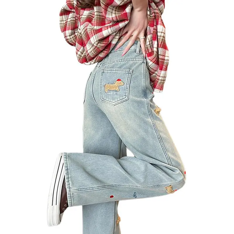 Garbege Jeans Women's Blue-2