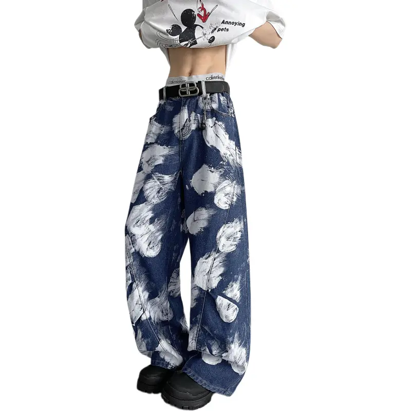 WARNING LIGHT Jeans Unisex-3