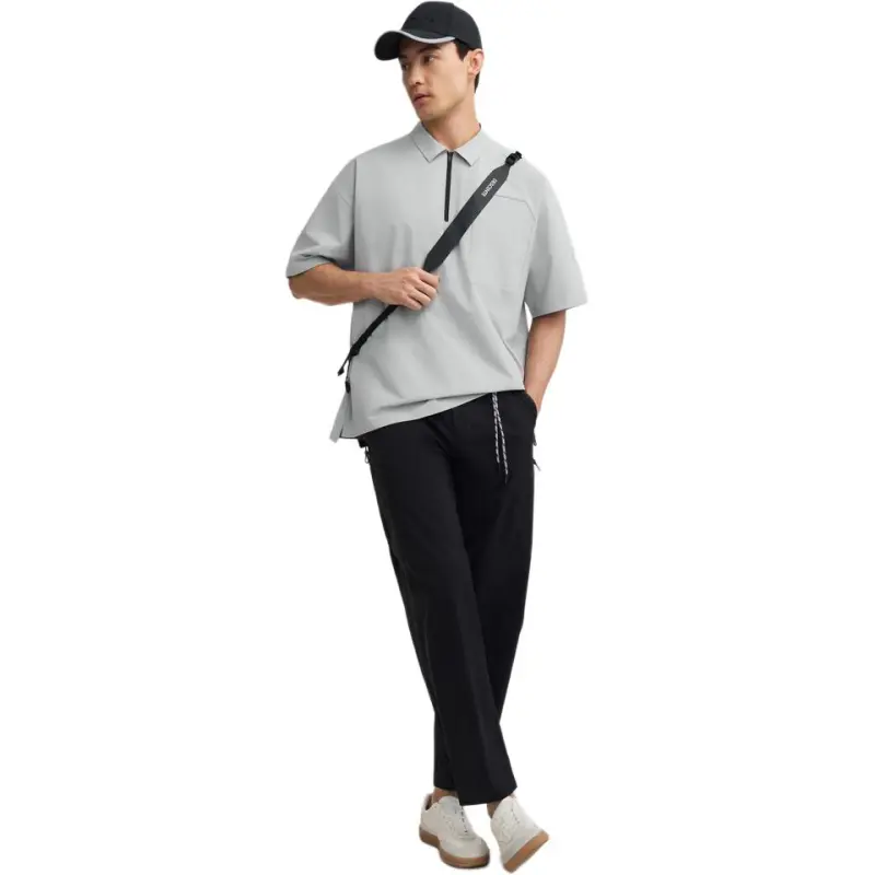 DESCENTE BLEU SS25 Polo Shirt Men's-1