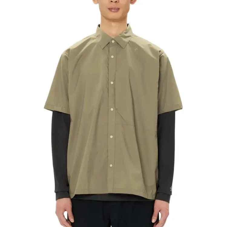 Goldwin Embroidered logo Short sleeve Shirt-3