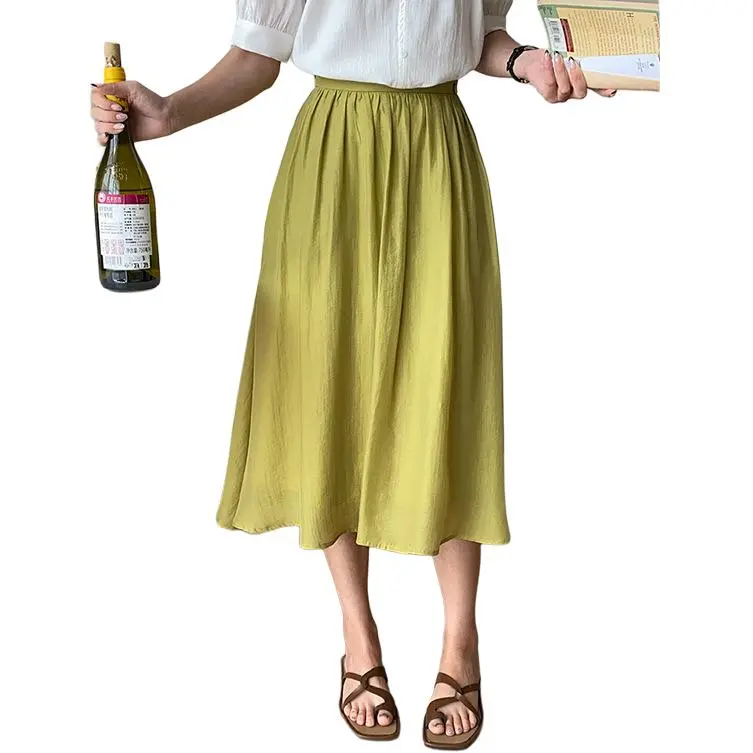 ONE SHALLOW Casual Long Skirt Women's-2