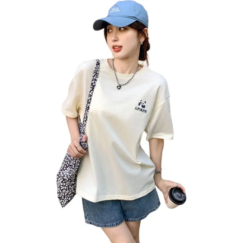 Tonlion Regular T Shirt Women's-2