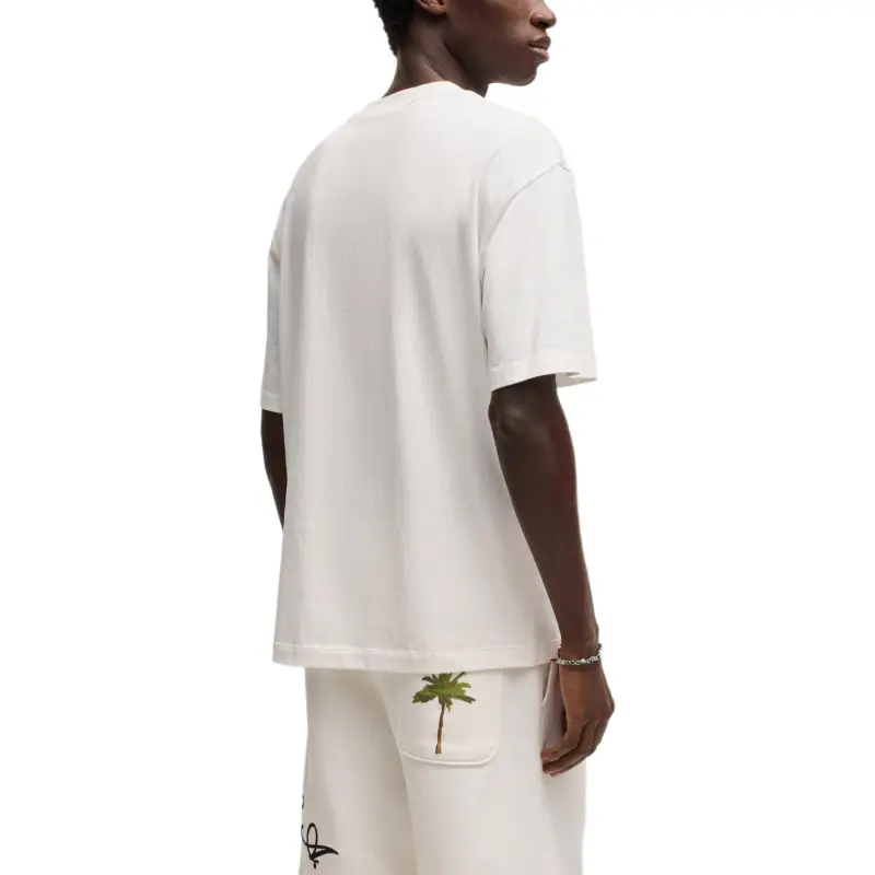 HUGO BOSS Palm tree Print T shirt-2