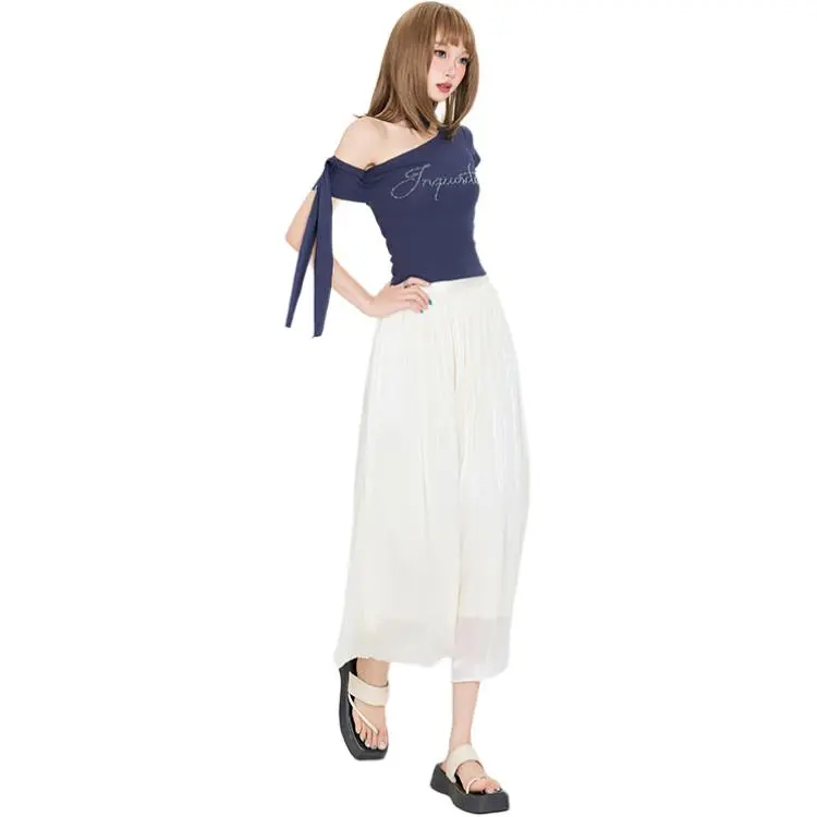 Kazakhstan Casual Long Skirt Women's-11
