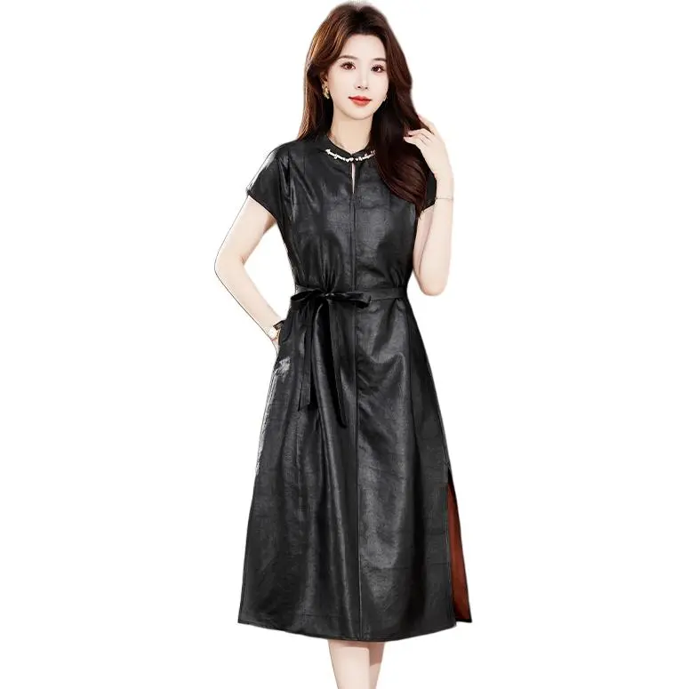 Yi Mengyuan Silk Short Sleeved Dress Women's-1