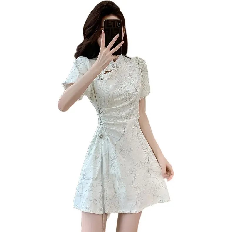 SNZX Short Sleeved Dress Women's-1