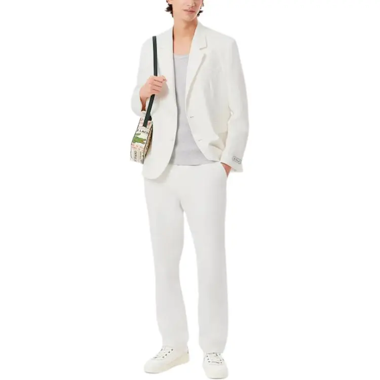 LACOSTE Single breasted Blazer-3