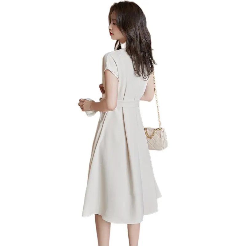 Mu Xiao Xin Short Sleeved Dress Women's-1