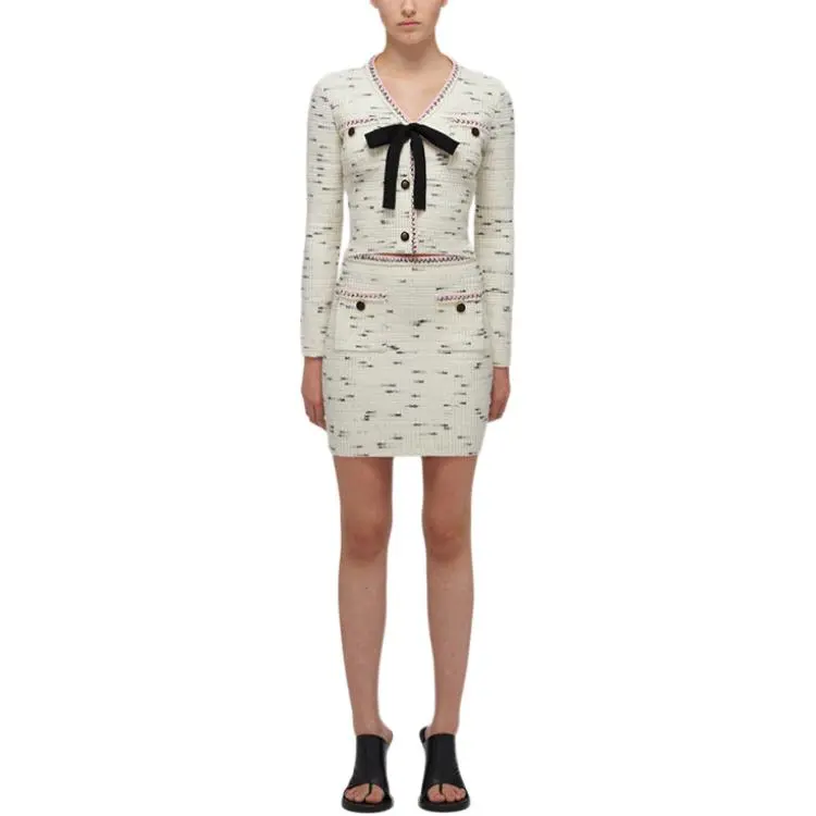 Self portrait SS22 Casual Short Skirts Women's White-2