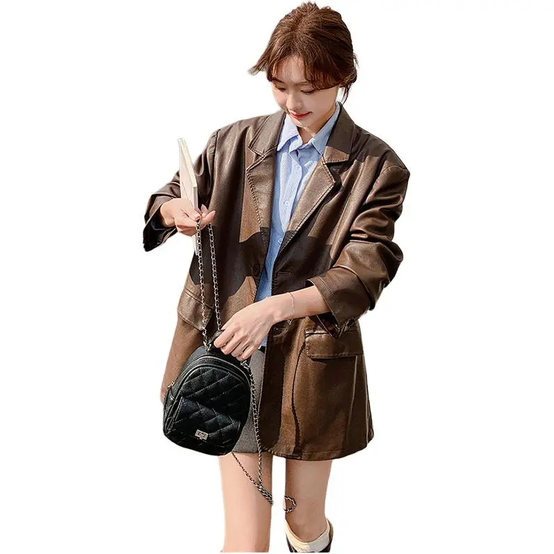 Fele.d Leather Jackets Women's-0