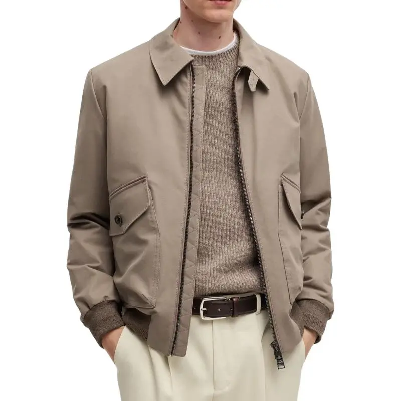 HUGO BOSS Jackets Coats Men's Light Brown-2