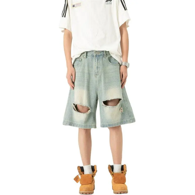 ROOMBOSE Denim Shorts Unisex-5