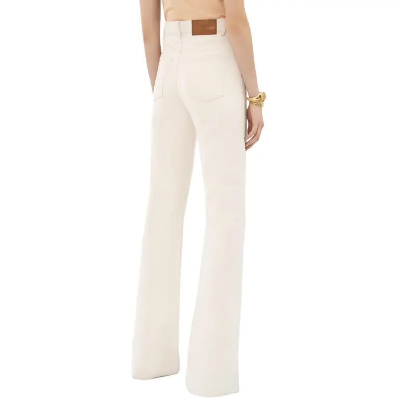 Chloé Logo patch Jeans-3
