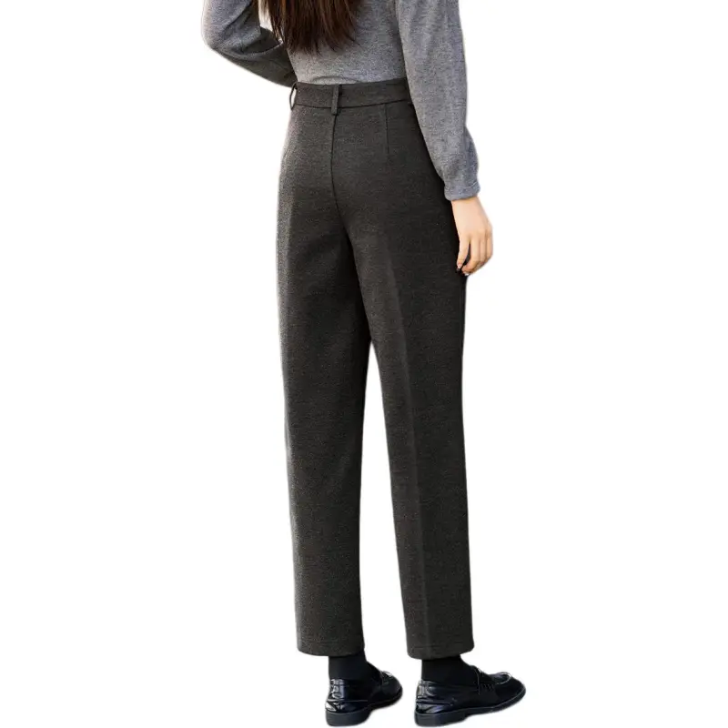 Mo Han Yi Mei Suit Trouser Women's Dark Gray-4