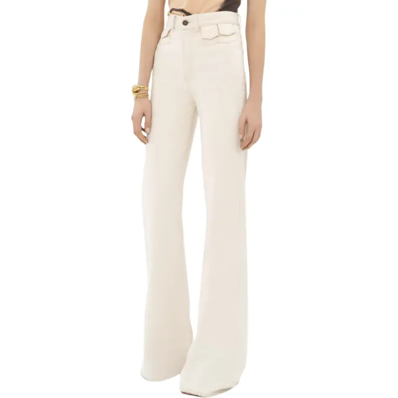 Chloé Logo patch Jeans-2