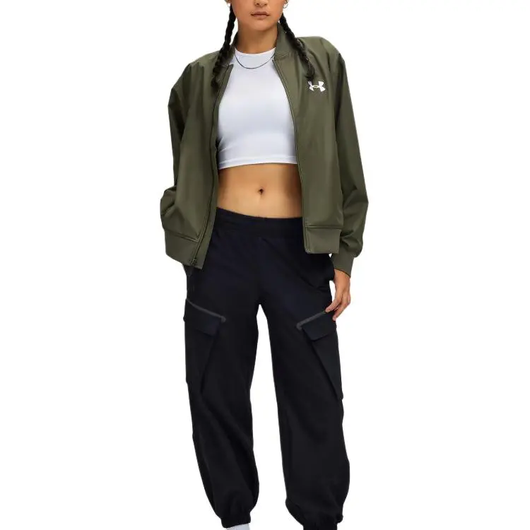 Under Armour Woven Collection Jackets & Coats Unisex Deep Green-2