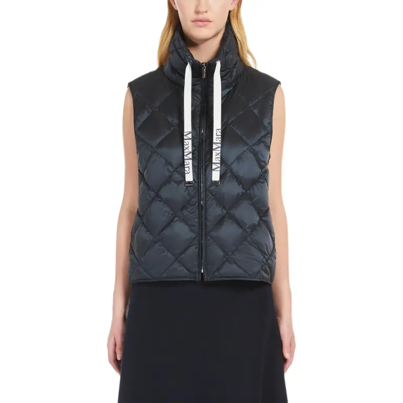 MaxMara Tregic Collection Down Jacket Women's Midnight Blue-2
