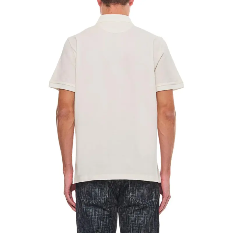 FENDI Ff Embossed Short Sleeved Polo Shirt-3