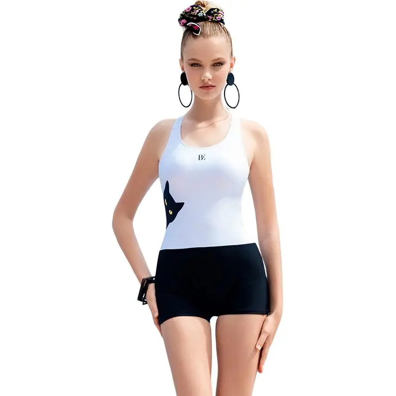 BALNEAIRE One piece Swimsuit Women's Cream White-1