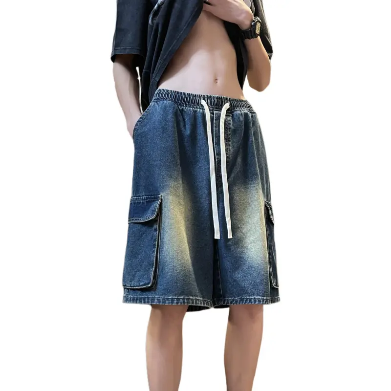 OPMO Denim Shorts Unisex-3