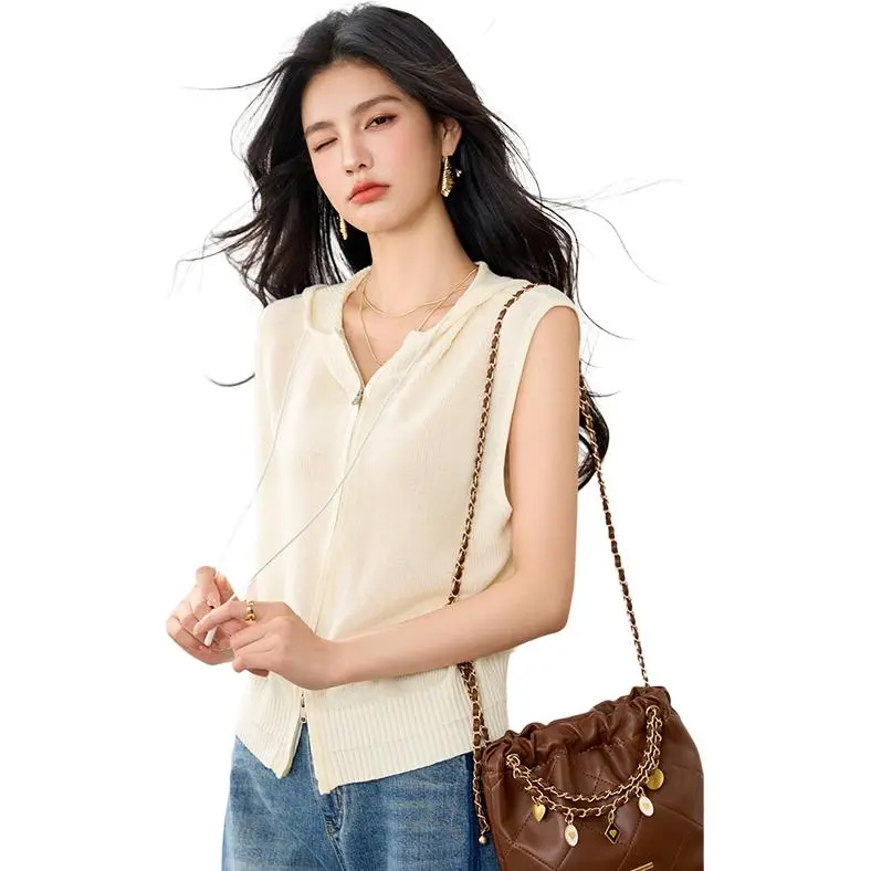 La Chapelle Knitwear Women's Ecru-1
