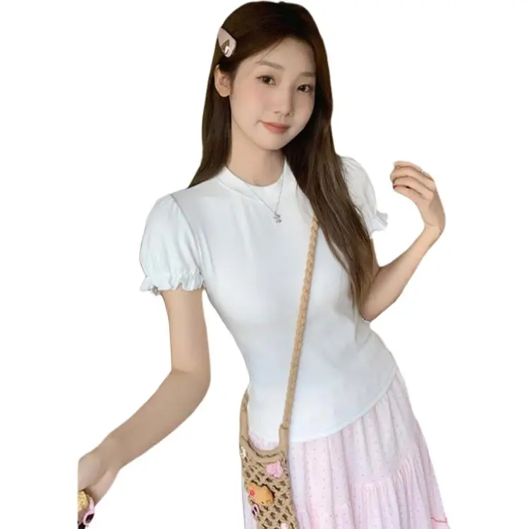 Mu Xiao Xin Set in Sleeve T Shirt Women's-5