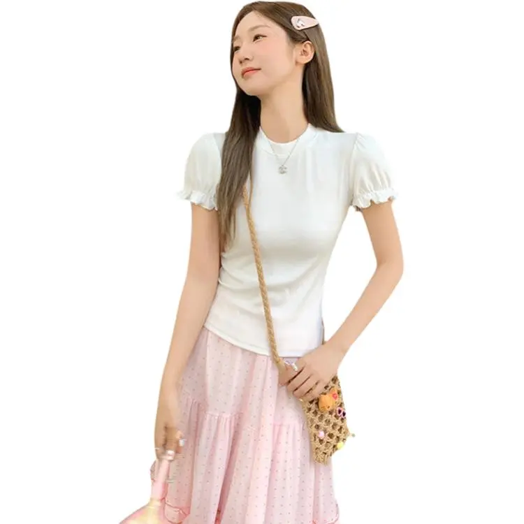 Mu Xiao Xin Set in Sleeve T Shirt Women's-3