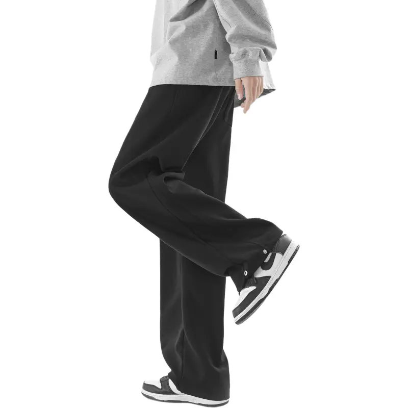 AMBER LIGHT Casual Pants Unisex Light Gray-5