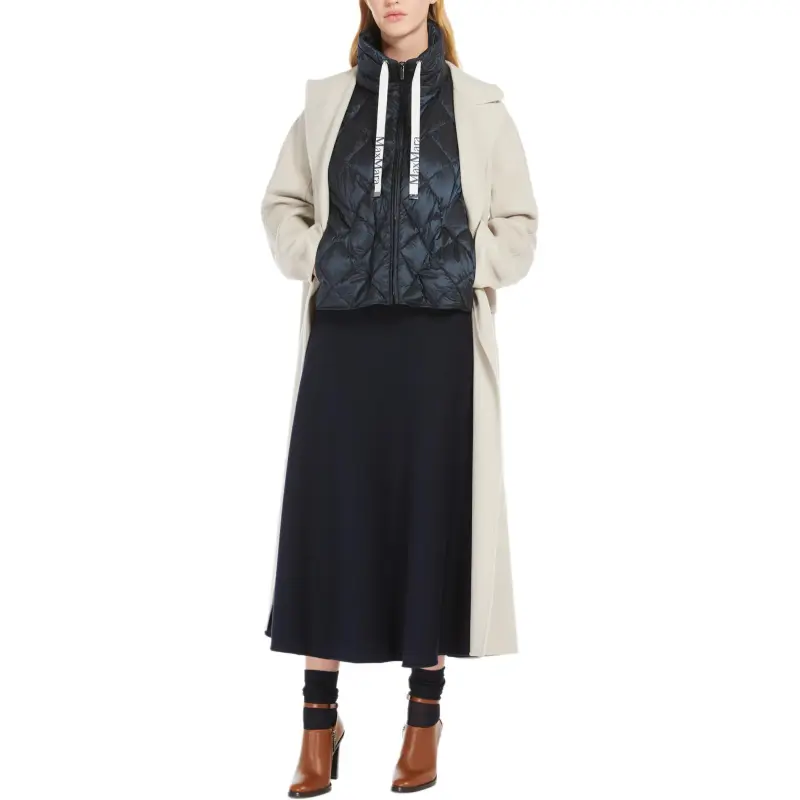 MaxMara Tregic Collection Down Jacket Women's Midnight Blue-1