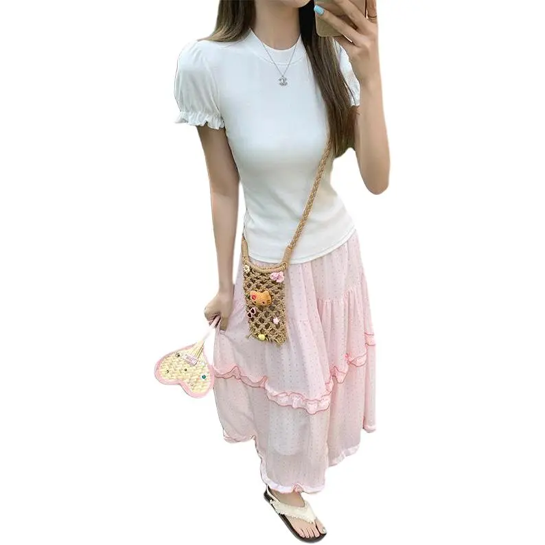 Mu Xiao Xin Set in Sleeve T Shirt Women's-4