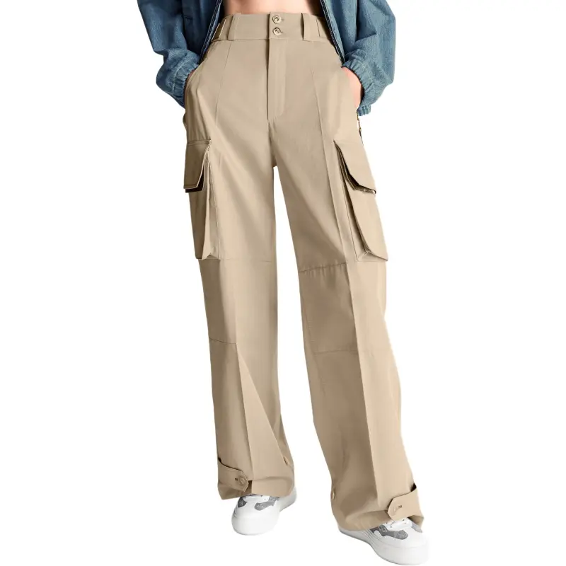 LOUIS VUITTON SS25 Women's Nautical Collection Cargo Pants Women's Beige-1