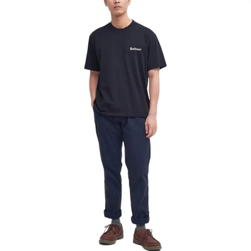 BARBOUR T Shirts Men Black-1