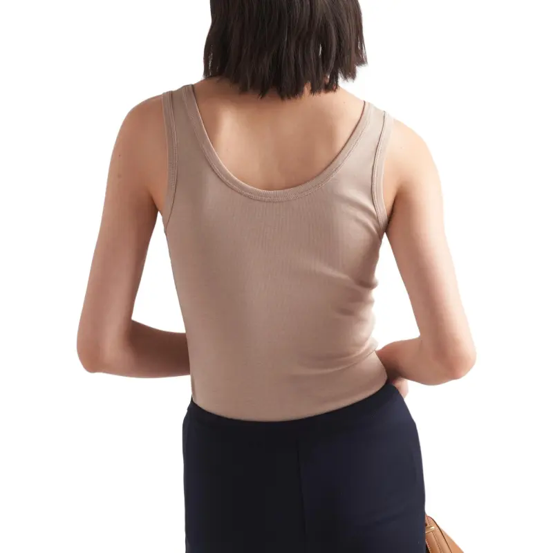 PRADA Tank Tops Women's Khaki-2