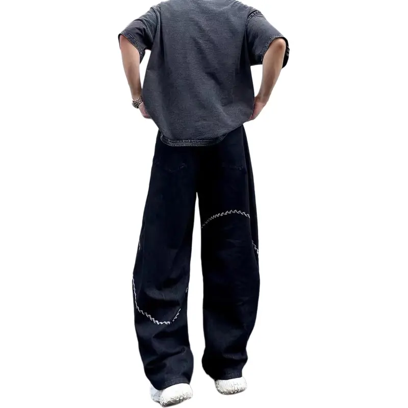 FA2LO Jeans Unisex Black-5