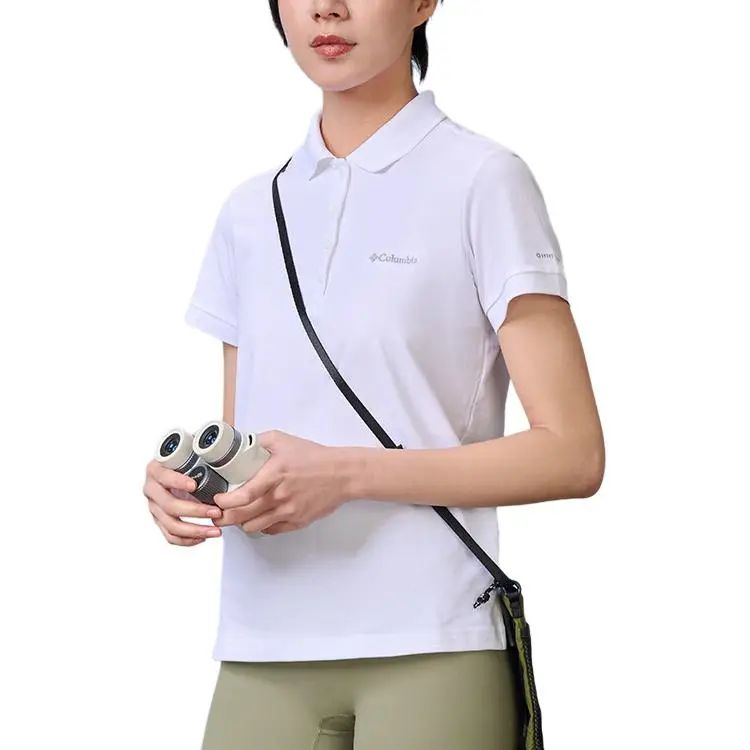 Columbia LAKESIDE TRAIL™ SOLID PIQUE Polo Shirt Women's White-6