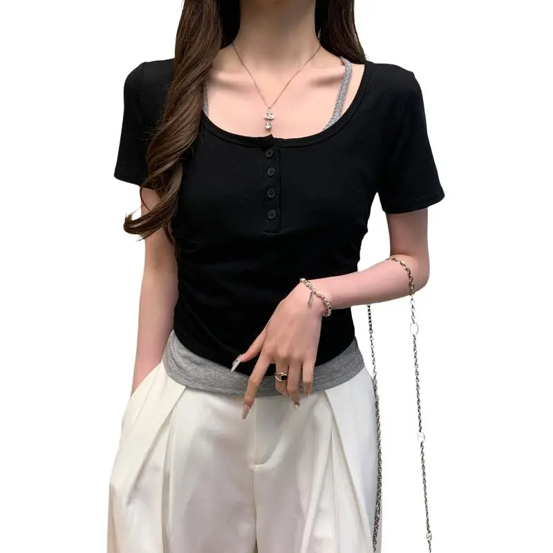 Mu Xiao Xin Regular T Shirt Women's-3
