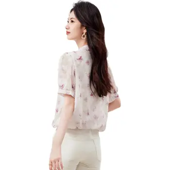 XINFEIYU Shirts Women's Pink