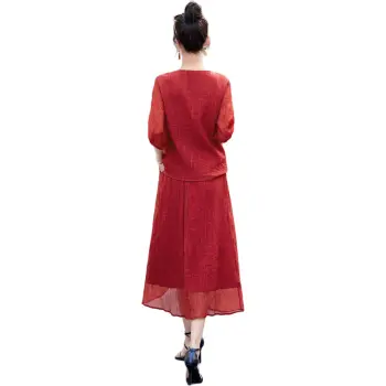PIERRE CARDIN Skirt Set Women's Red