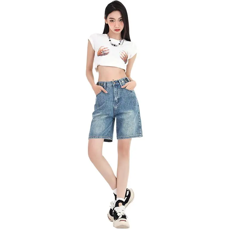 ZAZN Denim Shorts Women's-1