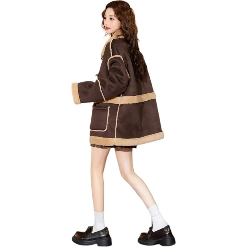 Tonlion Velvet feel Coat Women's-4