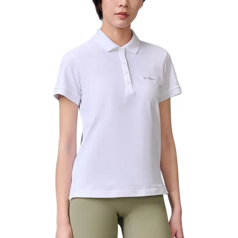 Columbia LAKESIDE TRAIL™ SOLID PIQUE Polo Shirt Women's White-1