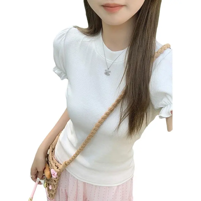 Mu Xiao Xin Set in Sleeve T Shirt Women's-2