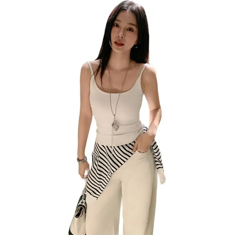 Mu Xiao Xin Camisoles Women's White-2