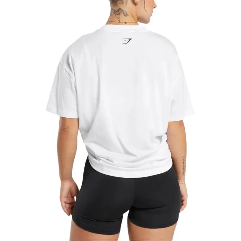 GYMSHARK T Shirts Women's White-2