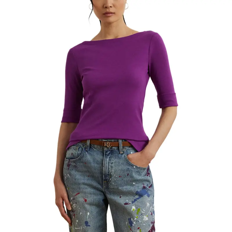 LAUREN RALPH LAUREN T Shirt Women's Purple-1