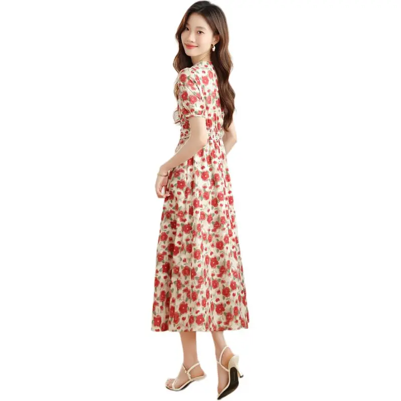 Mu Xiao Xin Short Sleeved Dress Women's-1